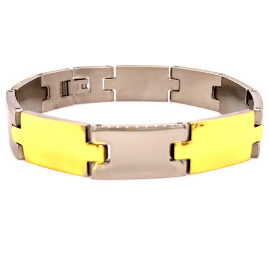 Gold & Stainless Steel BRACELET / BRG0047