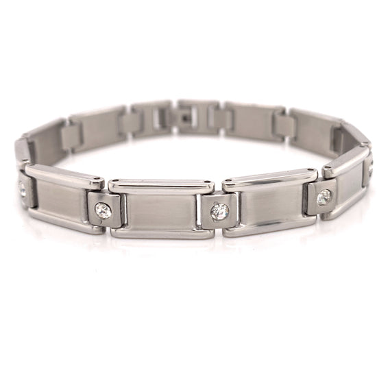 Stainless Steel CZ Bracelet / BRJ2610