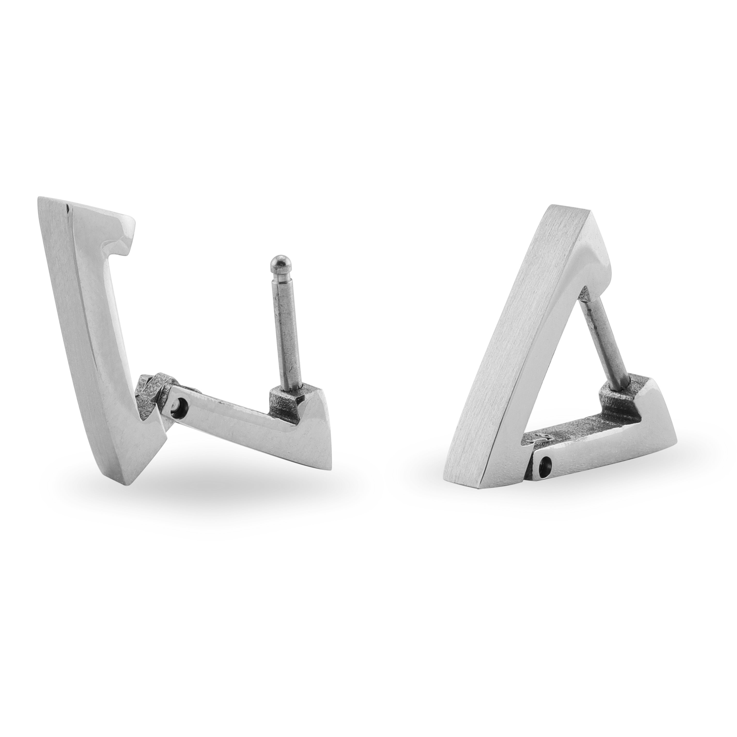 Triangle Hoop Stainless Steel EARRINGS / ERJ2042