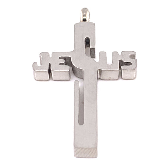 Jesus Cross Stainless Steel Pendant / PDJ2045