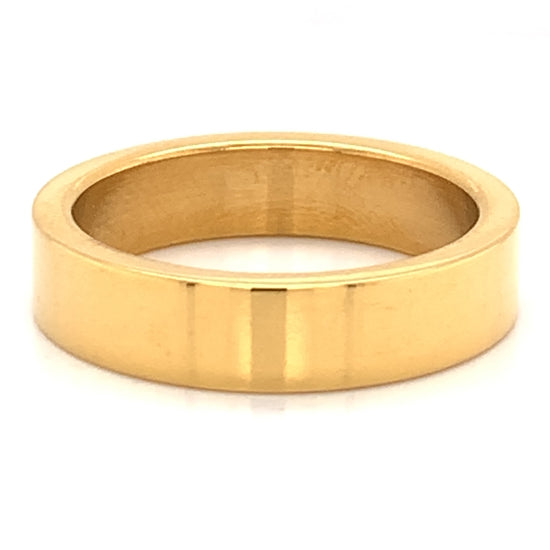 GOLD Stainless Steel Flat Ring / PRJ9003