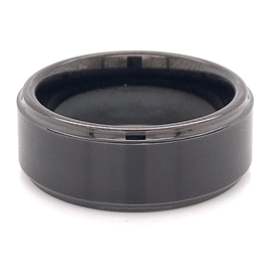 Matte Black Tungsten Comfort Fit RING / TGR1019
