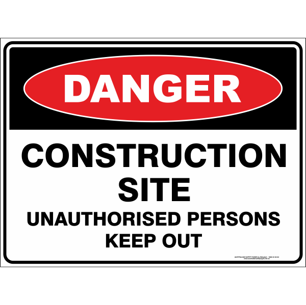 Danger Signs - Australian Safety Signs
