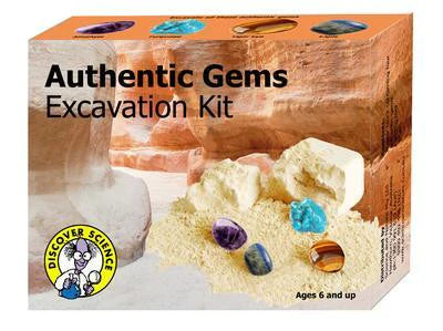 Gem Excavation kits are a great activity to take on adventure holidays with kids