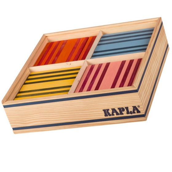 Kapla Wooden Building Planks 100 Case – Earth Toys