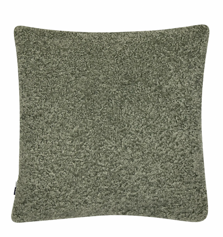 sage green fleece cushion