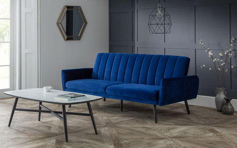 ultramarine blue living room sofa bed