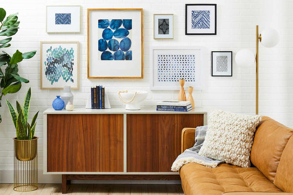 gallery wall living room