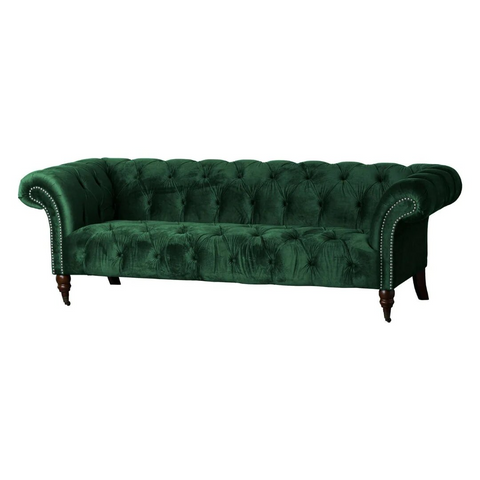 green emerald show sofa