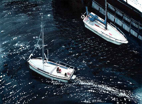 Boat Paintings For Sale - NeneArts