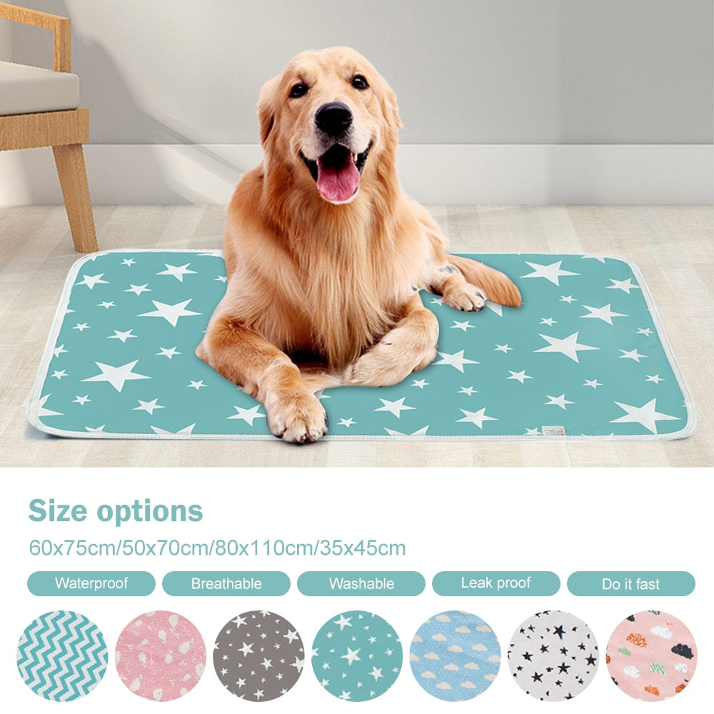 Washable Waterproof Pet Diaper Mat Urine Absorbent Homie Pet Store