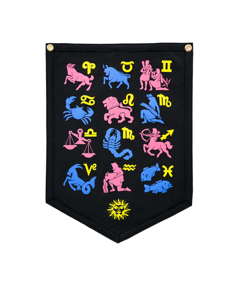 Astrology Signs Camp Flag