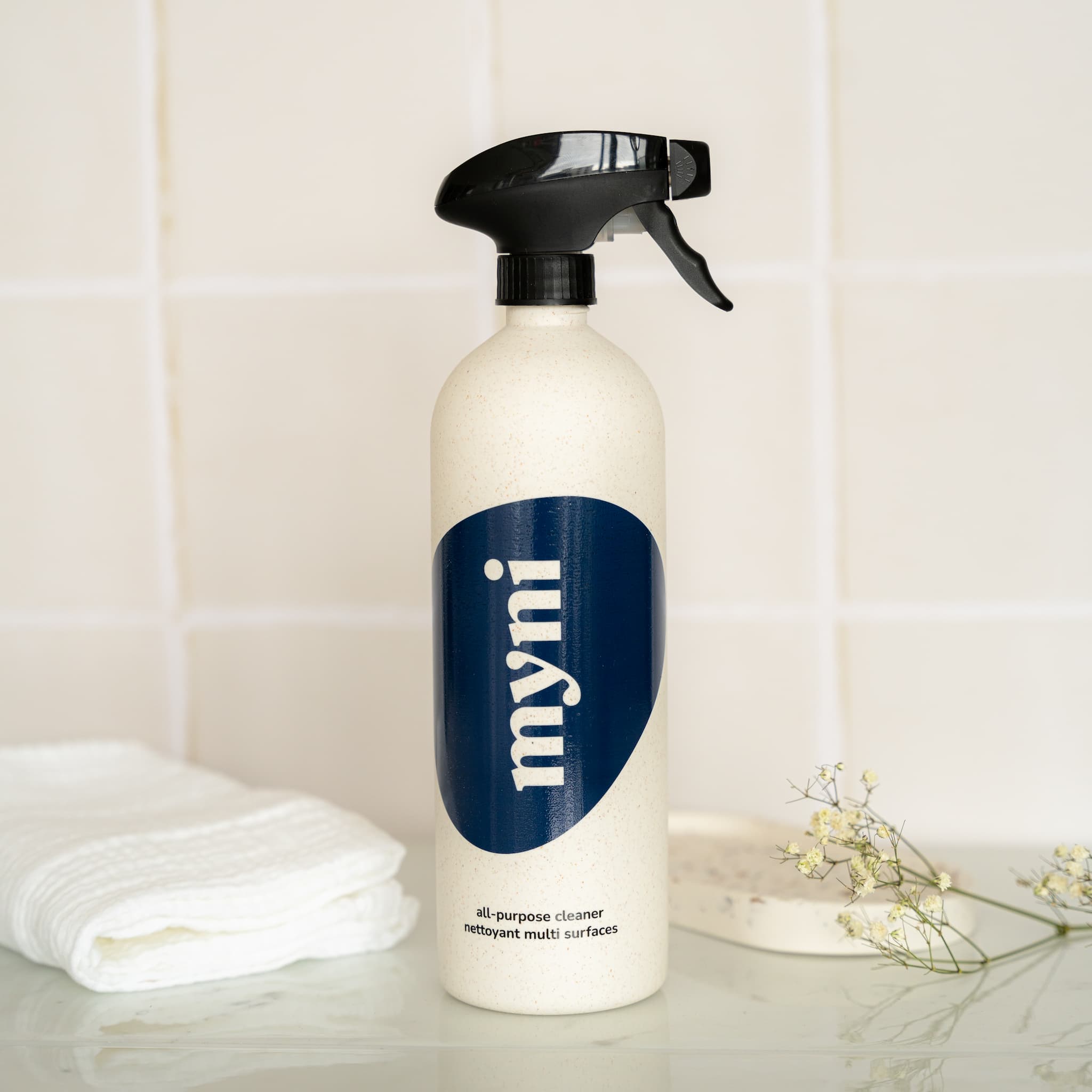 All-purpose cleaner bottle in wheat straw - MYNI product image