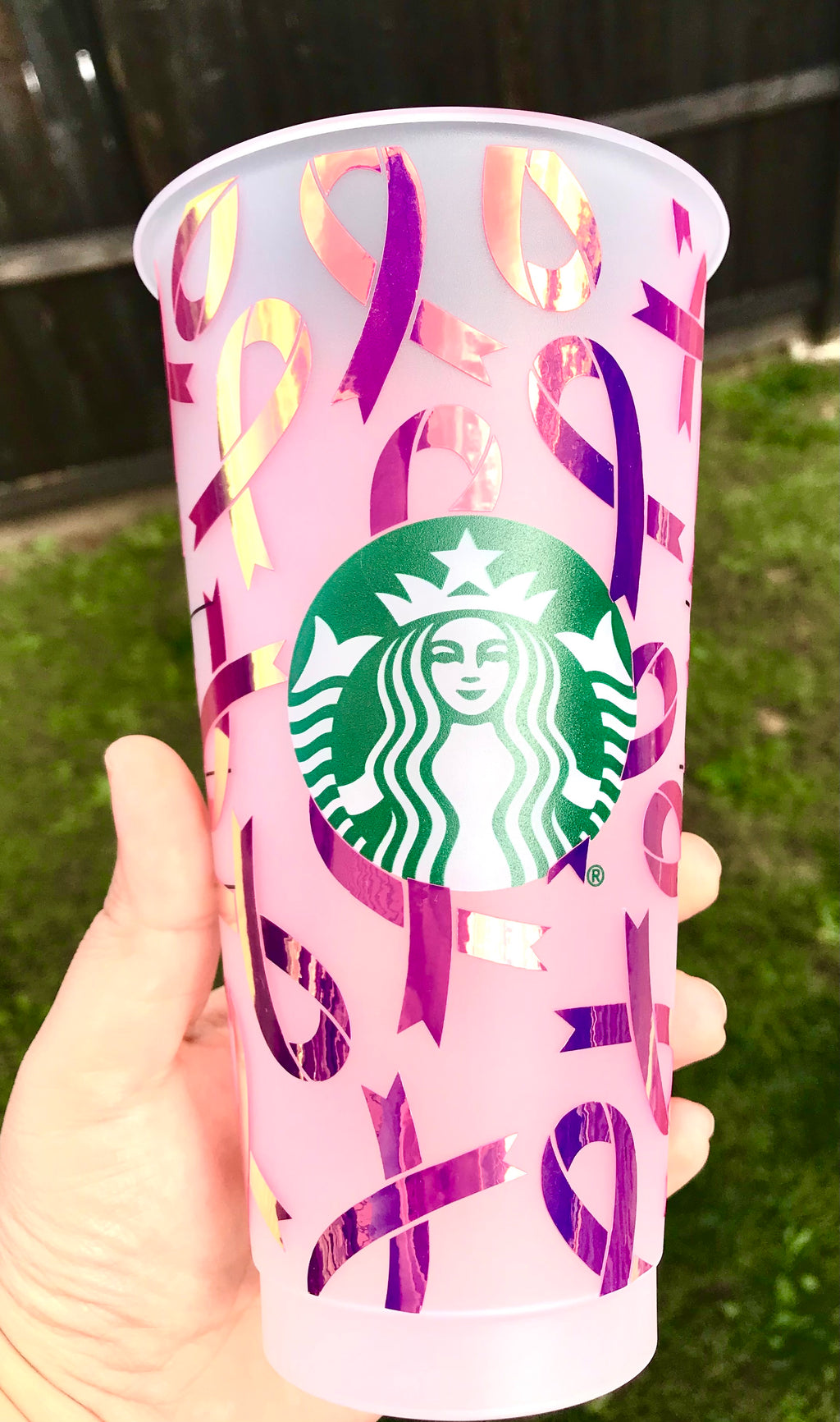 Starbucks cold cup teacher pencil design reusable – 417 Designs LLC