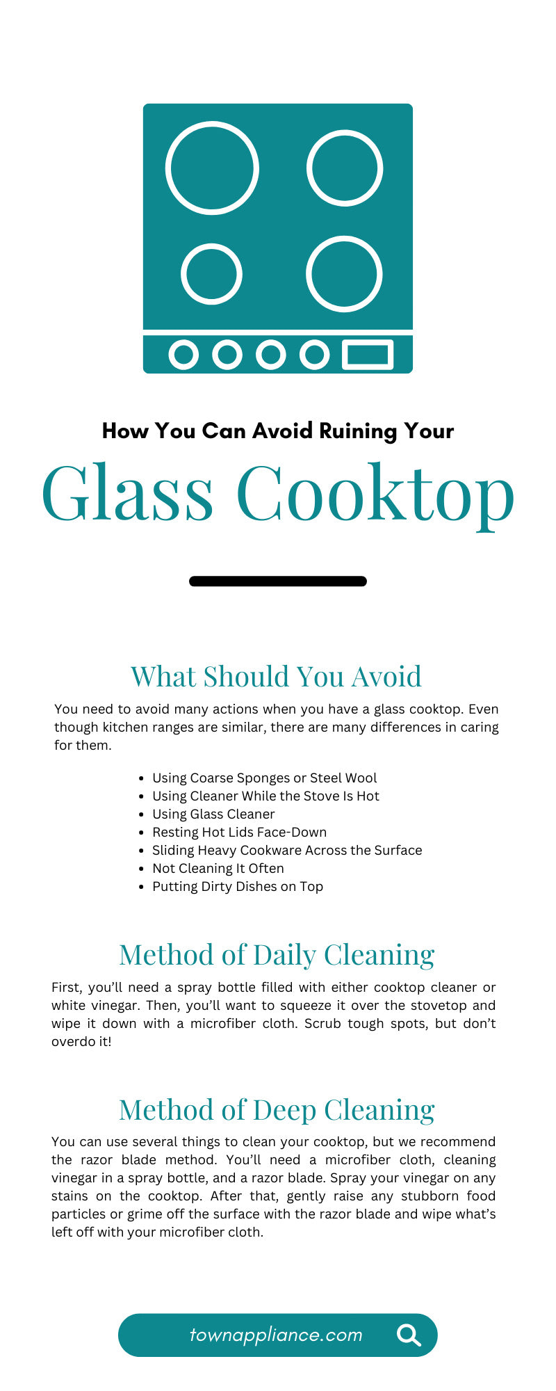 How You Can Avoid Ruining Your Glass Cooktop