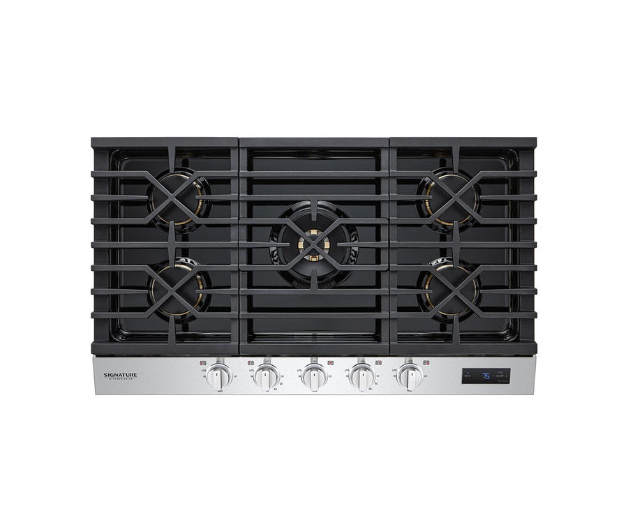 Samsung 36 Built-In Gas Cooktop with WiFi and Dual Power Brass Burner  Stainless Steel NA36N7755TS - Best Buy