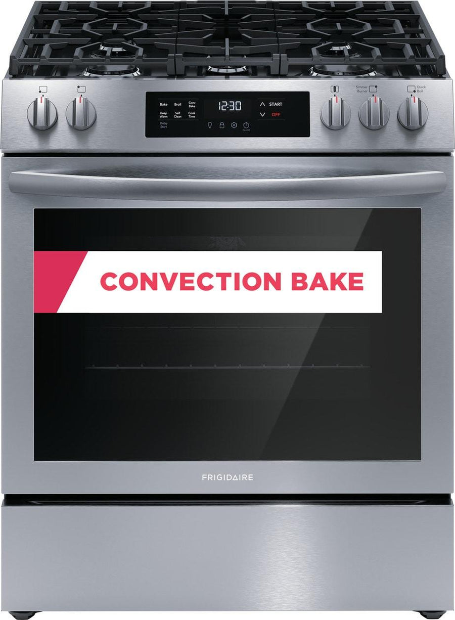 Amana - AGR6303MMW - 30-inch Gas Range with Bake Assist Temps