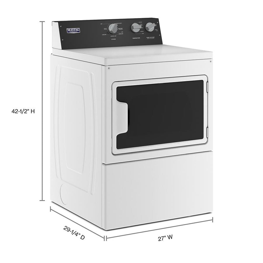 Speed Queen DR5004WG 27 Inch Gas Dryer with 7 cu. ft. Capacity, 4 Dry  Cycles, 4