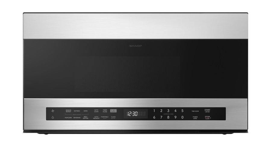 Sharp 1.5 cu.ft. 900W Carousel Countertop Microwave Oven - SMC1585BS