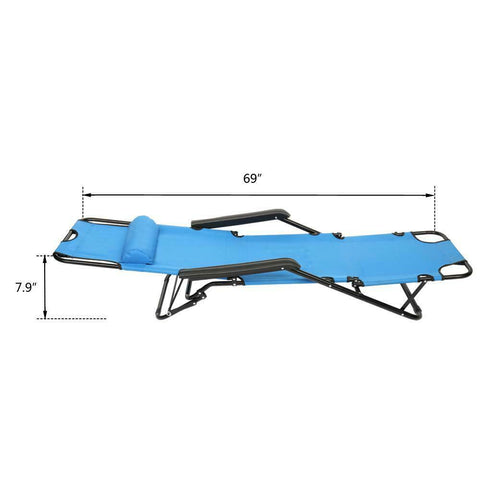 Folding Camping Bed Chair for Outdoor Hiking Camping Sleeping Pool