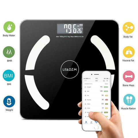 Bluetooth Body Fat Scale Digital Smart for Body Weight BMI