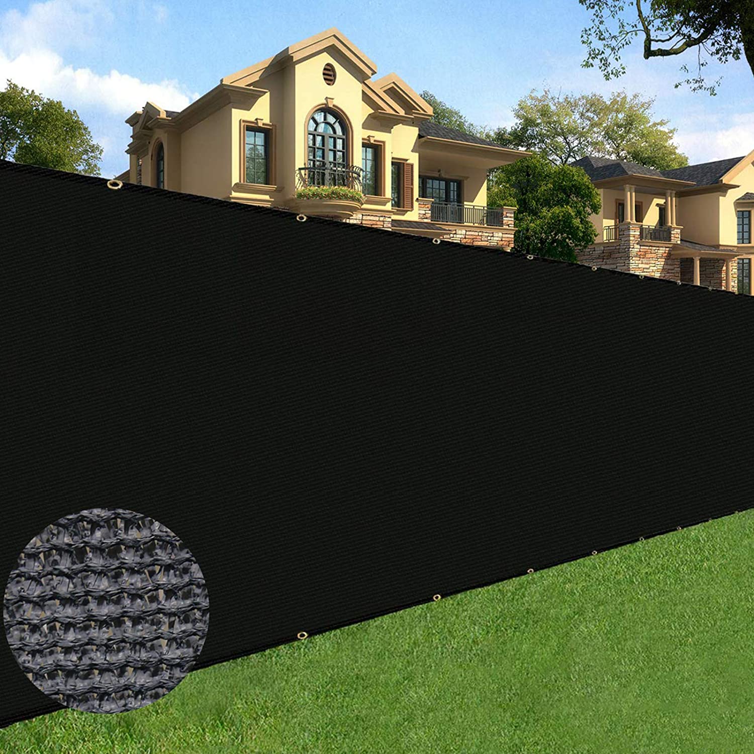 6x50 Privacy Fence Screen Wall Garden Widescreen Mesh Shade Net Cover ...