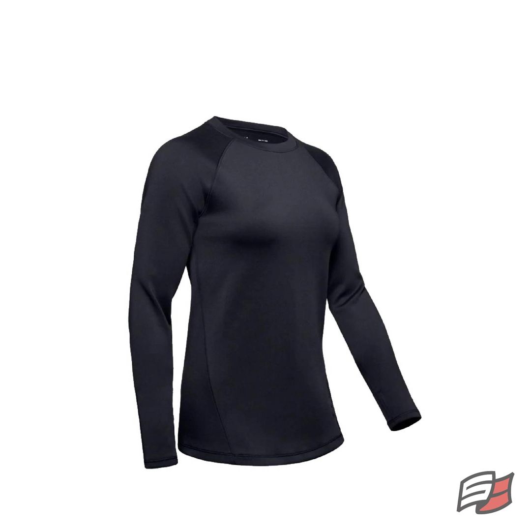 Under Armour Women's ColdGear Fitted Long Sleeve Mock Shirt 1215968-400  Royal