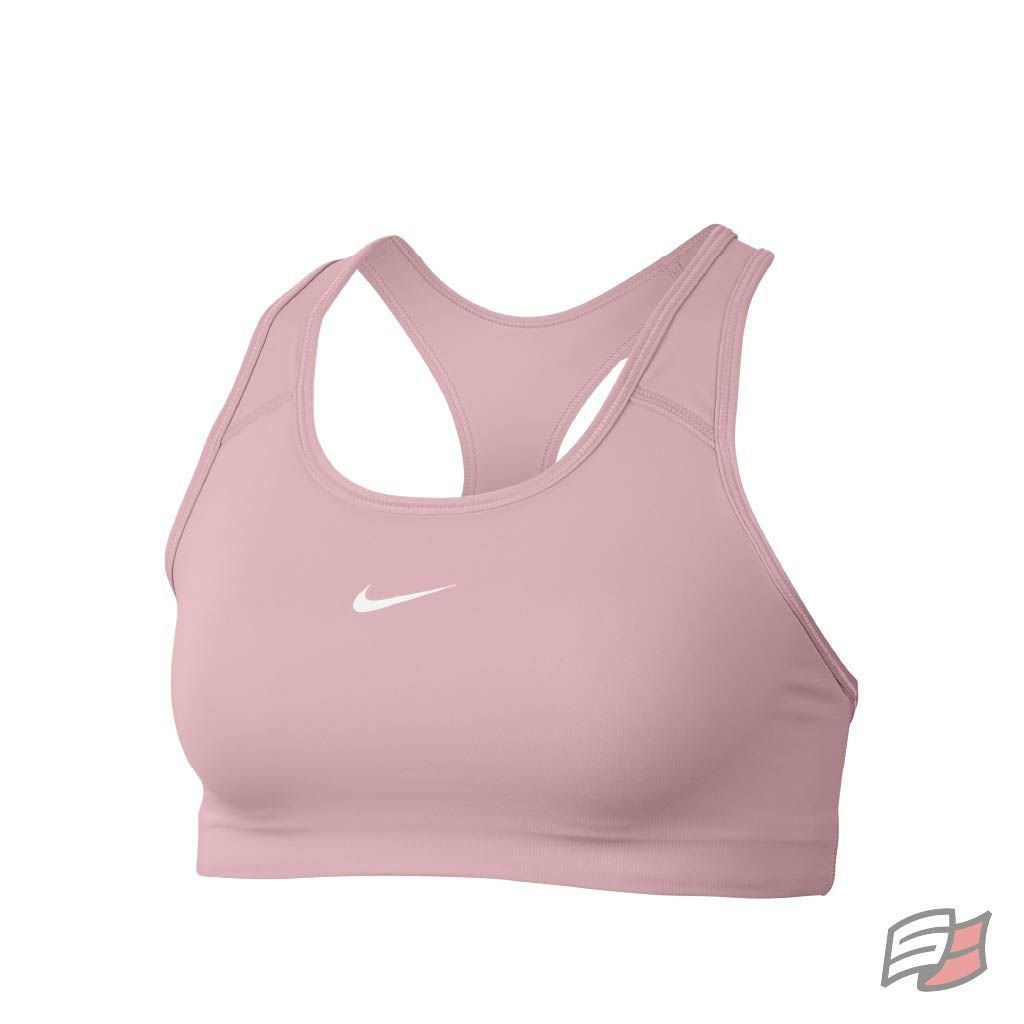 Dri-Fit Swoosh Club Graphic Sports Bras Women - Pink, White