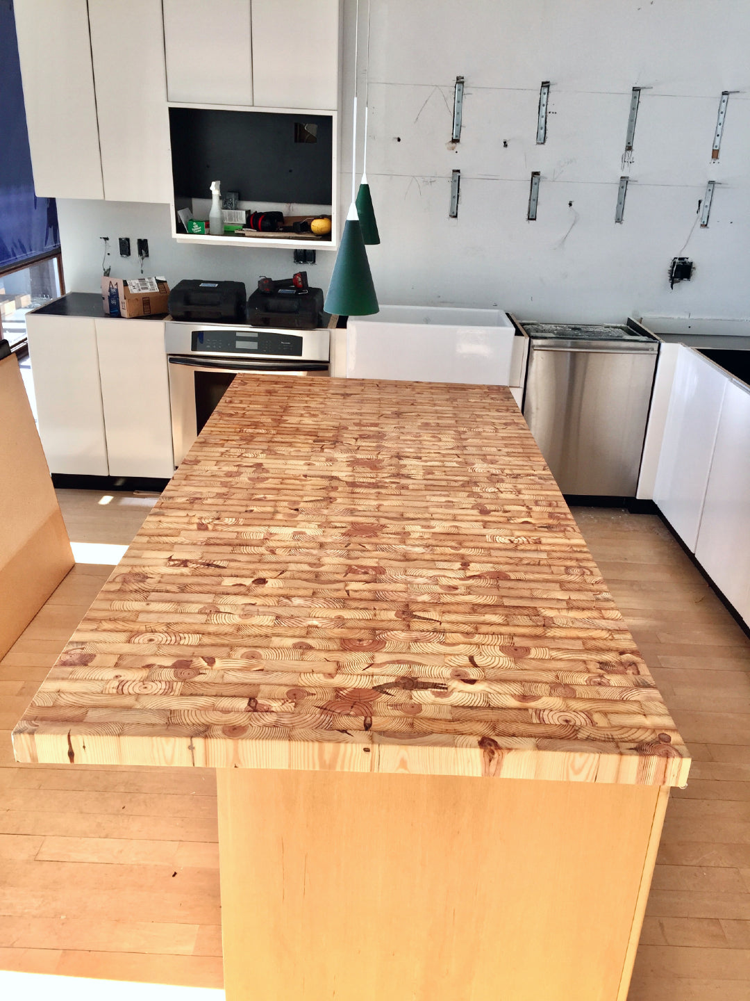 End Grain Butcher Block Reclaimed Wood Countertop