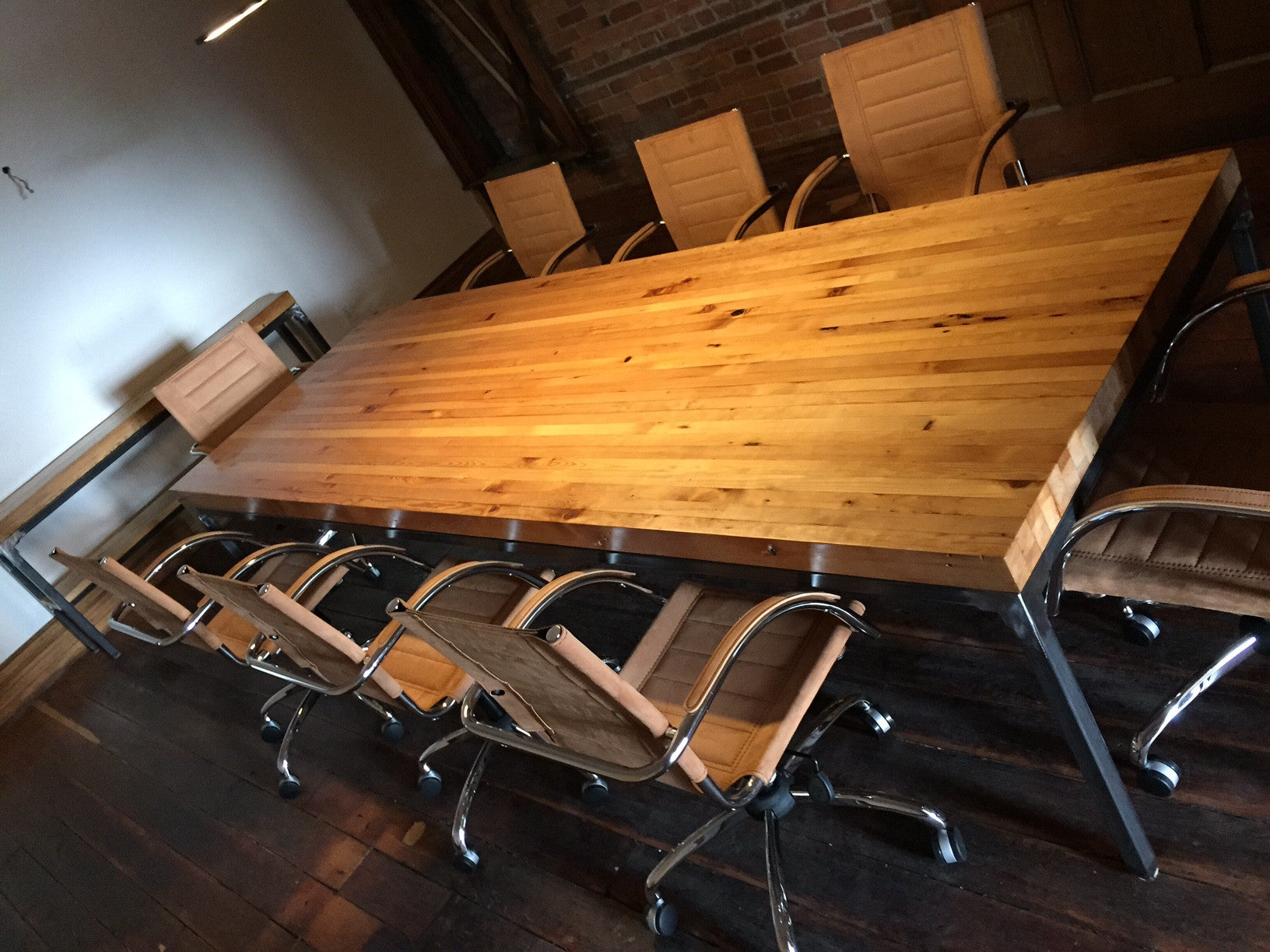 reclaimed conference table