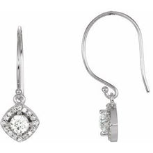 Load image into Gallery viewer, 14K White 2 1/5 CTW Diamond Earrings
