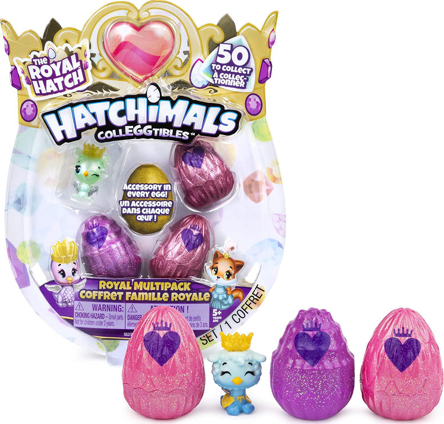 Hatchimals Colleggtibles Surprise Eggs Royal Multipack With 4 Hatchim