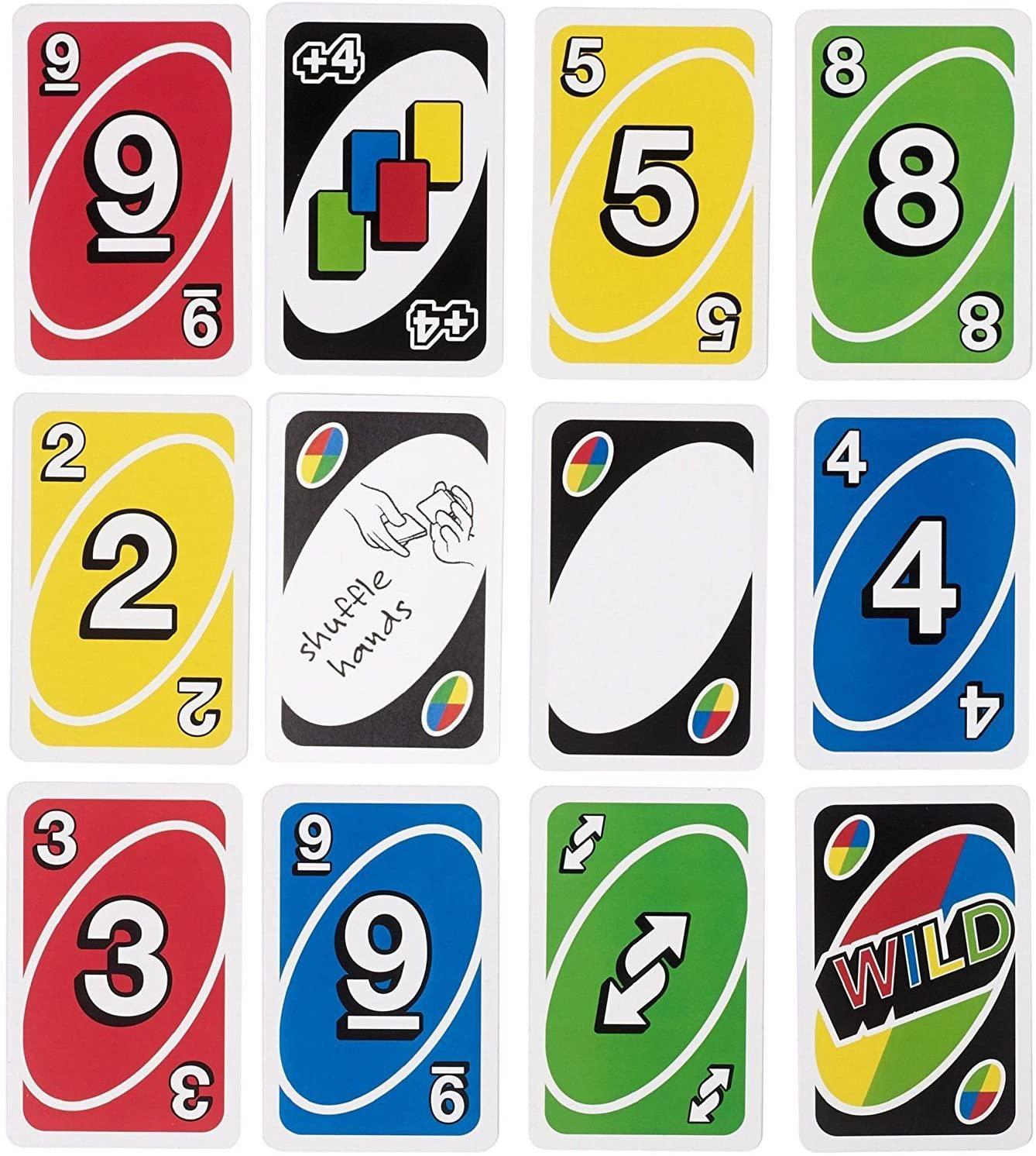 Mattel Games UNO Card Game Customizable with Wild Cards (42003 ...