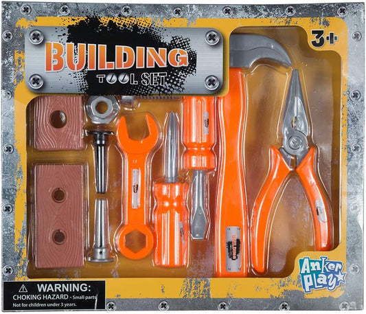 Jakks- Black & Decker Lil Builder Tool Set - 15 Tools & Accessories Playset  Toy