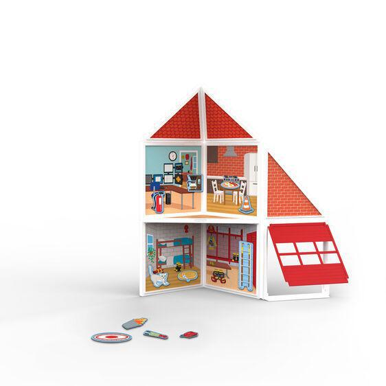 melissa and doug wooden fire station