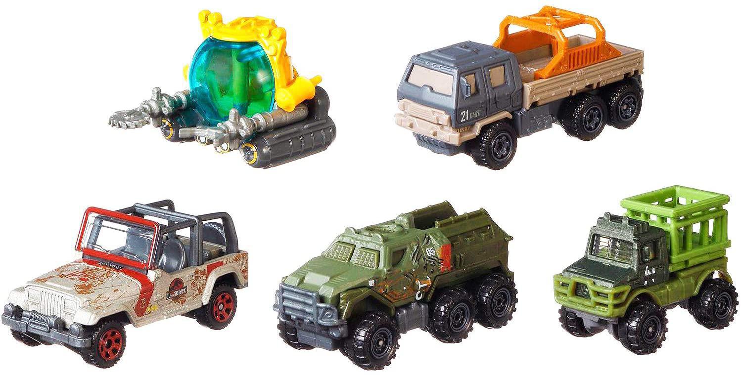 mattel dp matchbox jurassic world vehicles 5 pack sunnytoysngifts com mattel dp matchbox jurassic world vehicles 5 pack