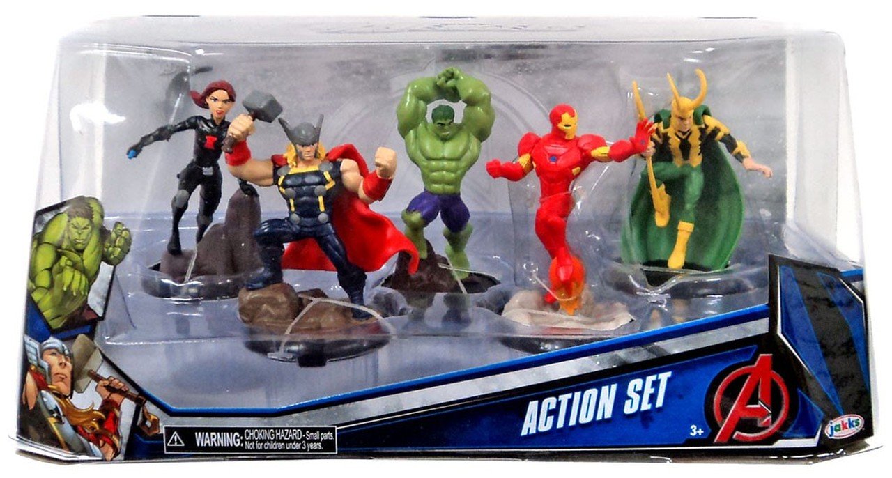 avengers figure play set