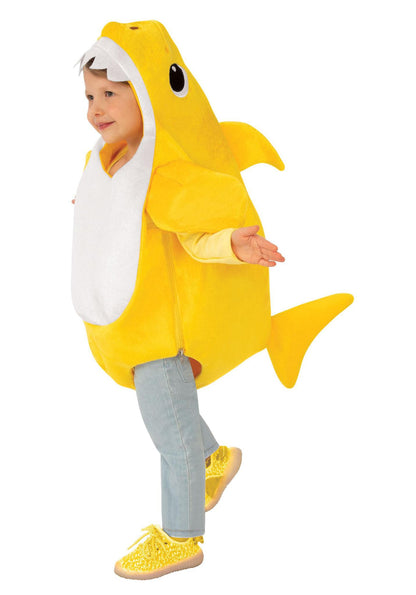 Rubie's Kid's Yellow Baby Shark Child's Kids Costume with Sound Chip, Yellow