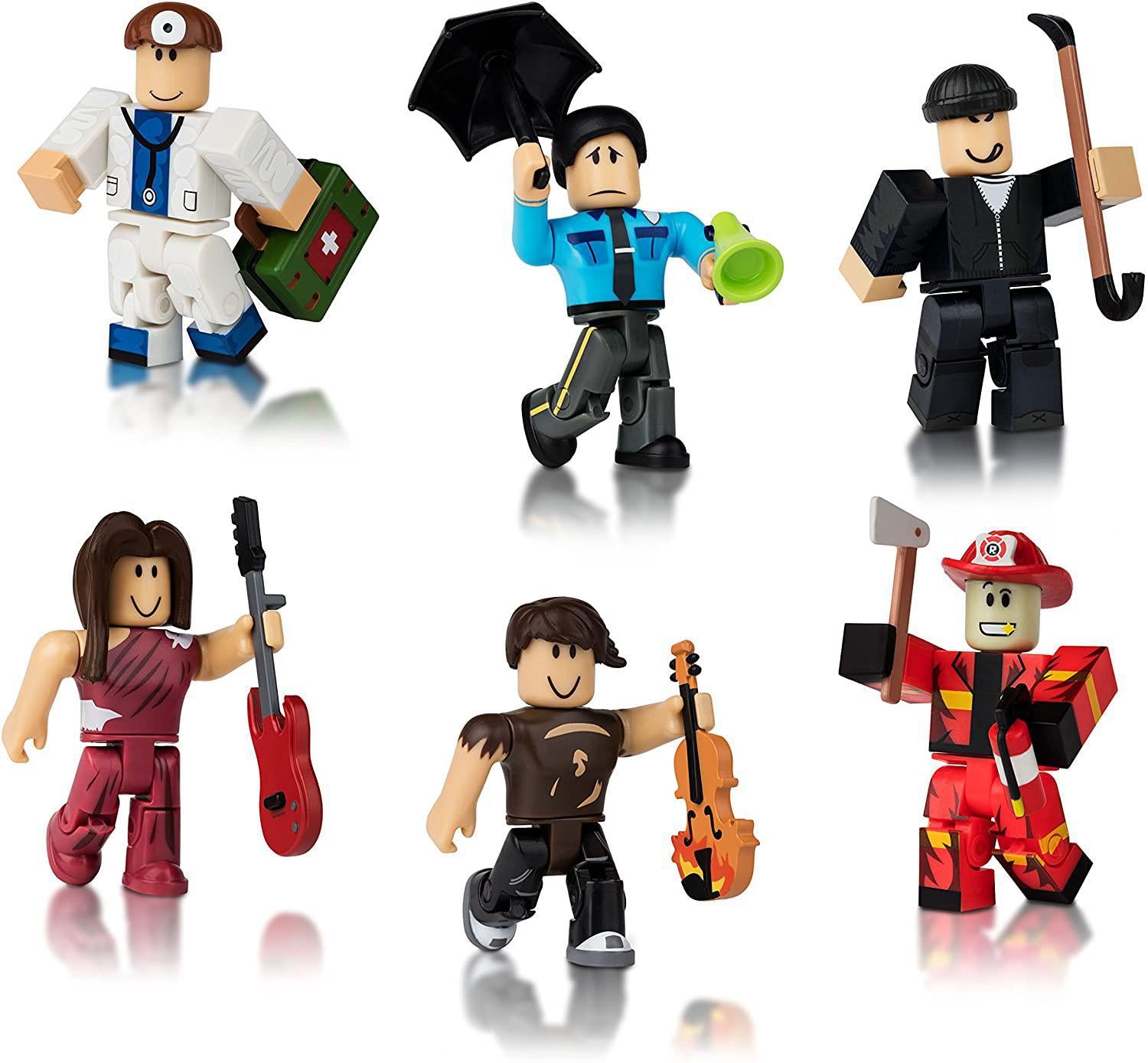 Roblox Action Collection Citizens Of Roblox Six Figure Pack Include Sunnytoysngifts Com - details about roblox mix and match days of knight 4 figure pack pretend game play kid toy fun