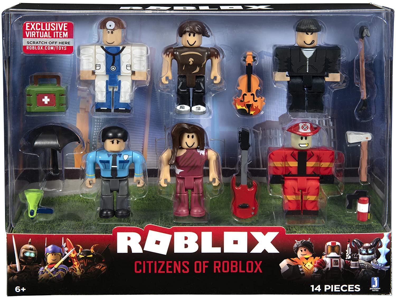 Roblox Action Collection Citizens Of Roblox Six Figure Pack Include Sunnytoysngifts Com - roblox item packages