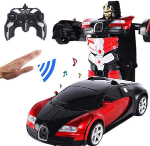 transforming robot rc car