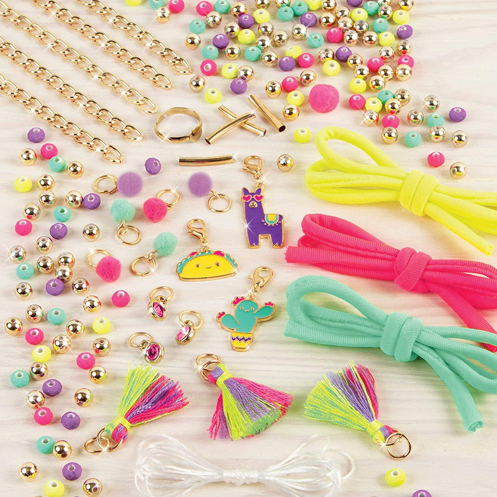 Neo-Brite Chains and Charms, DIY Gold Chain Charm Bracelet Making Kit ...