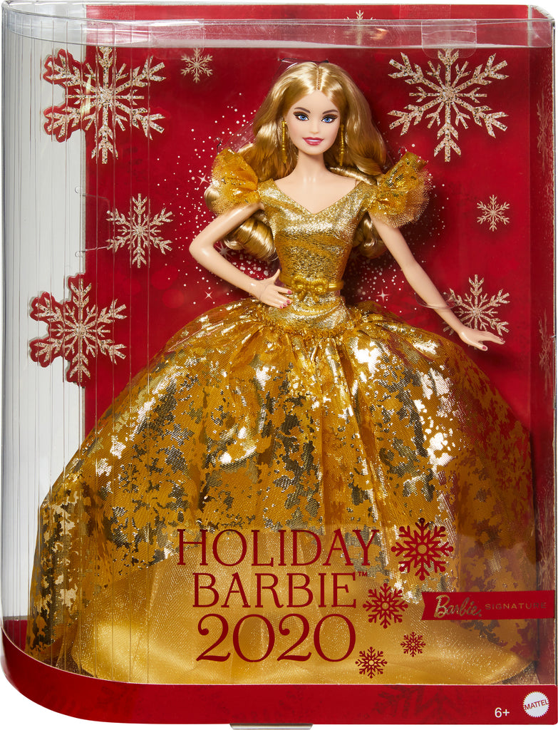 Barbie Signature 2020 Holiday Barbie Doll (12inch Blonde Long Hair) i