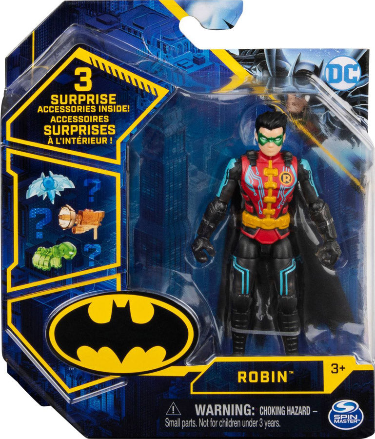 DC Batman 4-Inch Action Figures with Accessories Spin Master 2021 Vers –  