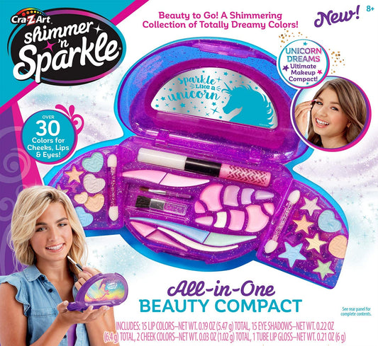 Make It Real - All-in-One Glam Makeup Set. Girls Makeup Kit is a Perfect  Starter Cosmetic Set for Kids and Tweens. Includes Case, Mirror, Eye  Shadow