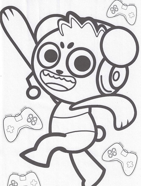 Featured image of post Ryan s World Coloring Pages He loves going on adventures with his friends in ryan s world