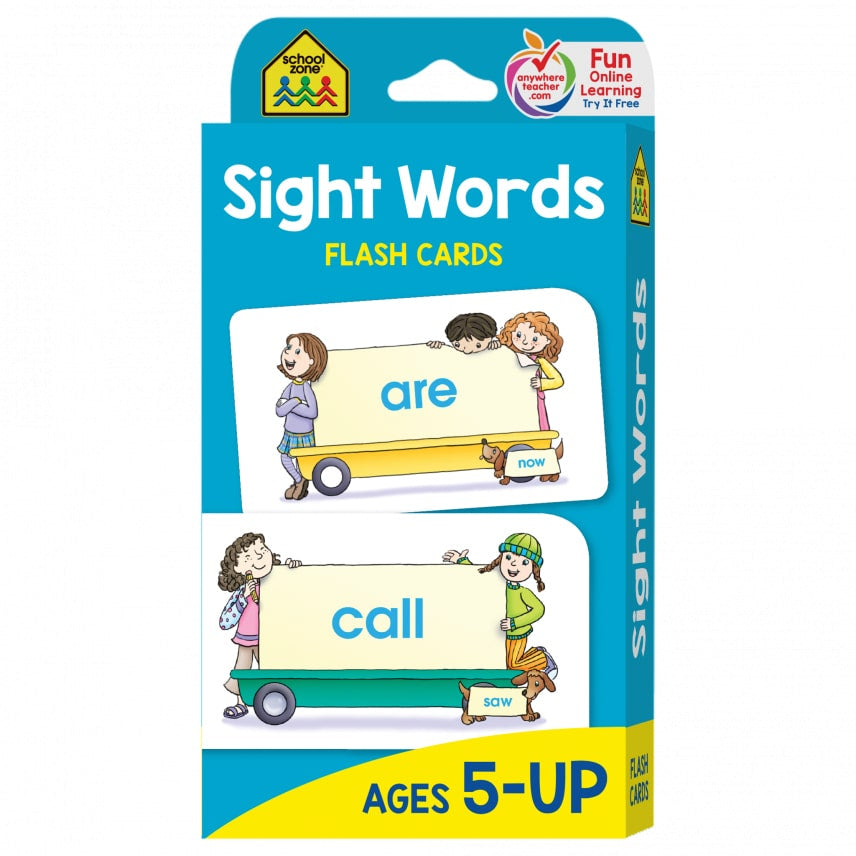 phonics flash cards sight words