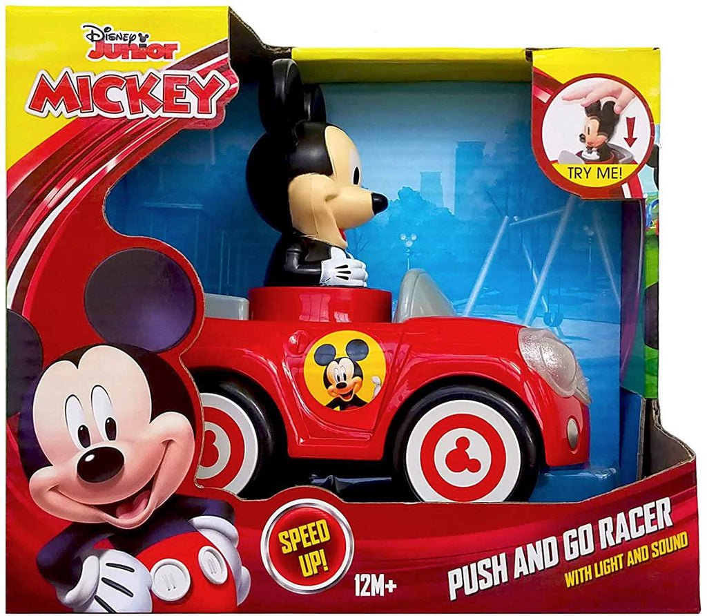 Disney Junior Mickey/Minnie Mouse Clubhouse Push and Go Racer Car with