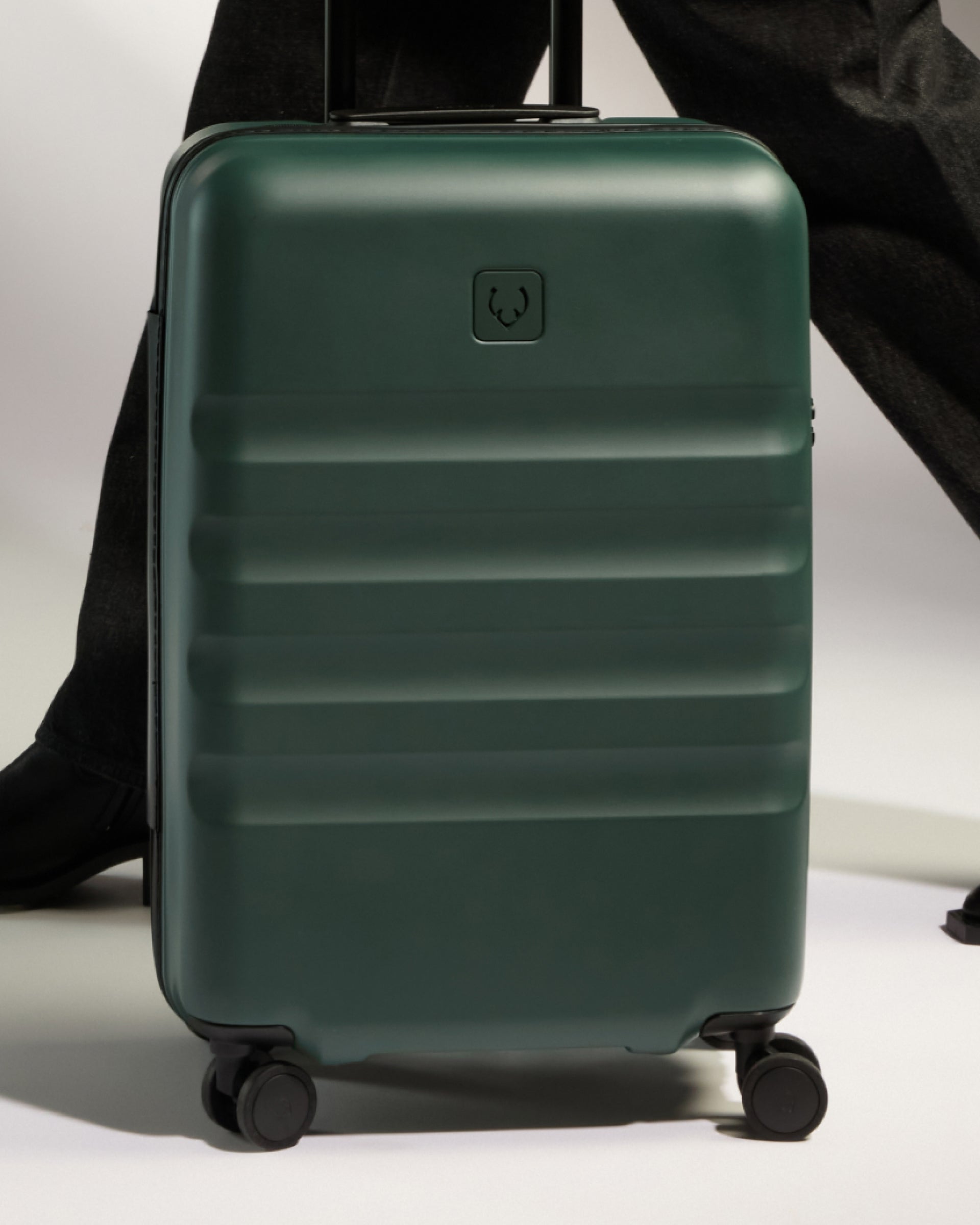 View Large Cabin Suitcase In Antler Green Icon Stripe Size 24cm x 58cm x 395cm information