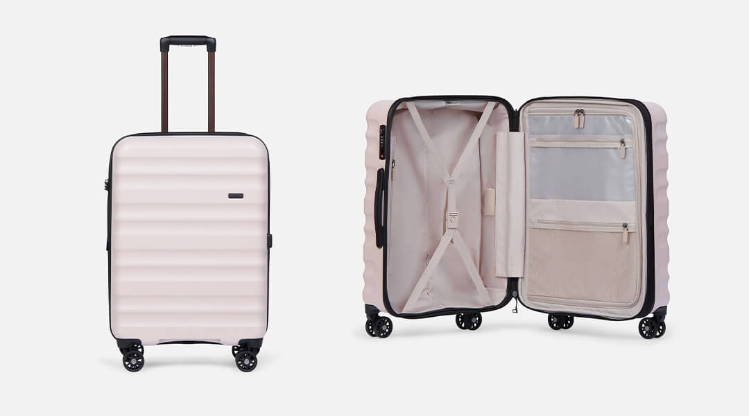 Antler Clifton Medium Suitcase in Blush